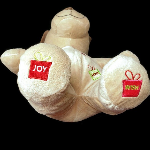 Dan Dee 13" Puppy Dog Plush Stuff Animal Brown Christmas Present Gift Joy Love - Picture 7 of 9